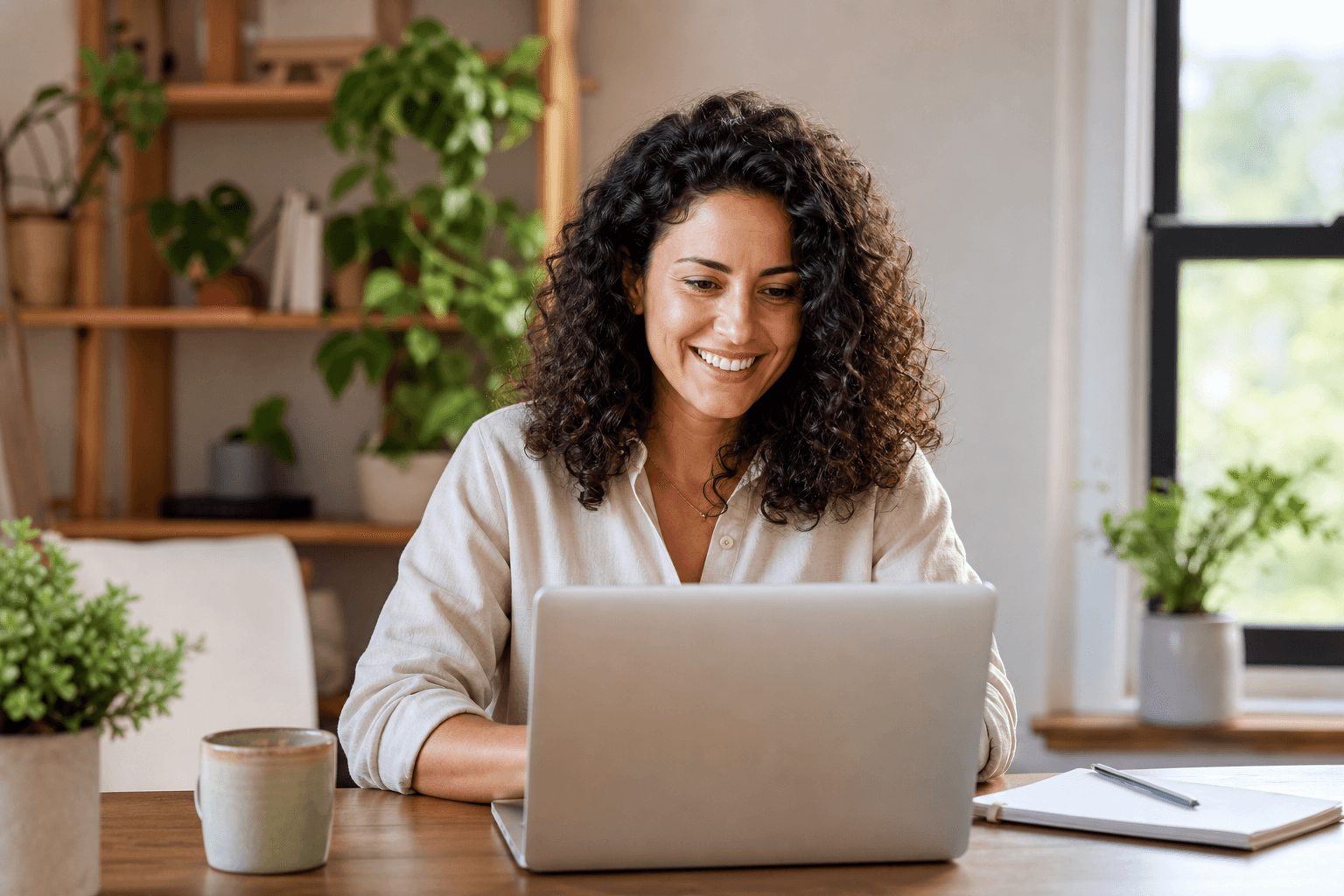 Person feeling empowered